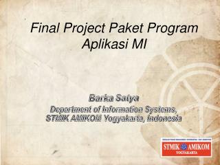 Final Project Paket Program Aplikasi MI