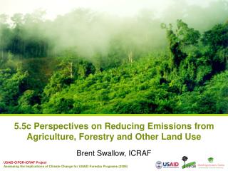 5.5c Perspectives on Reducing Emissions from Agriculture, Forestry and Other Land Use