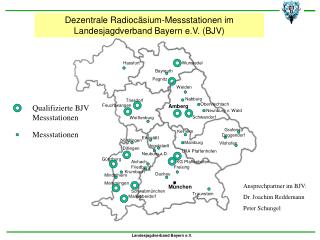 Dezentrale Radiocäsium-Messstationen im Landesjagdverband Bayern e.V. (BJV)