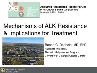 Mechanisms of ALK Resistance &amp; Implications for Treatment