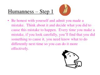 Humanness – Step 1