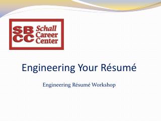 Engineering Your Résumé