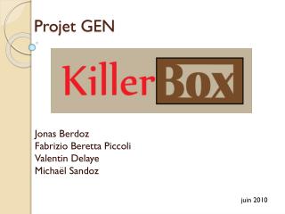 Projet GEN