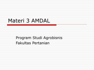 Materi 3 AMDAL