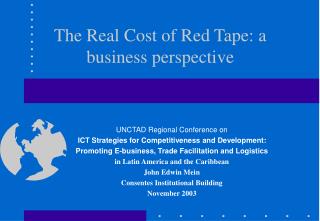 The Real Cost of Red Tape: a business perspective