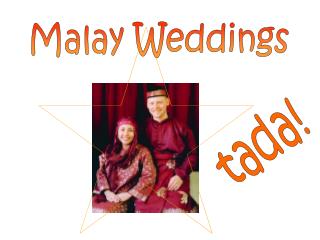 Malay Weddings
