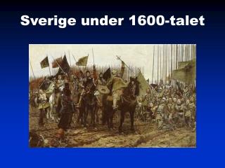 Sverige under 1600-talet