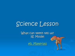 Science Lesson