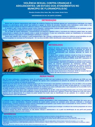 Renatha Christine Silva Veber; Msc. Ilse Lisiane Viertel Vieira