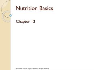 Nutrition Basics