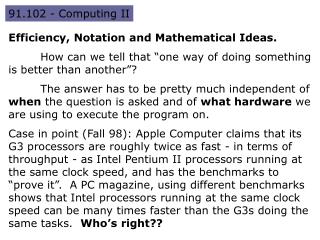 91.102 - Computing II