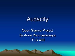 Audacity
