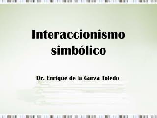 Interaccionismo simbólico