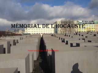 Mémorial de l’HOCAUSTE