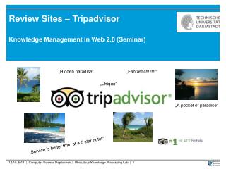Review Sites – Tripadvisor