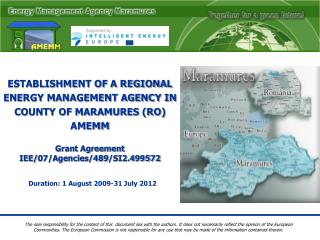 Grant Agreement IEE/07/Agencies/489/SI2.499572