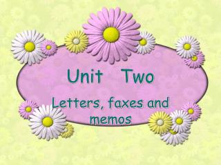 Unit Two