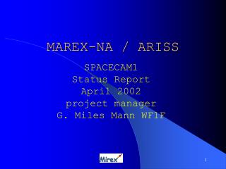 MAREX-NA / ARISS