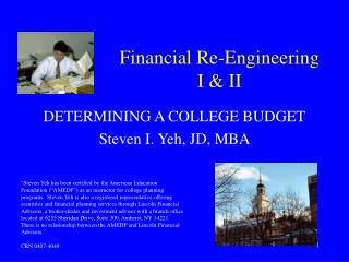 Financial Re-Engineering I &amp; II