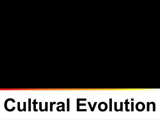 Cultural Evolution