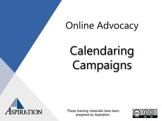 Online Advocacy