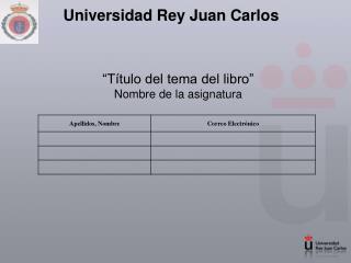 Universidad Rey Juan Carlos