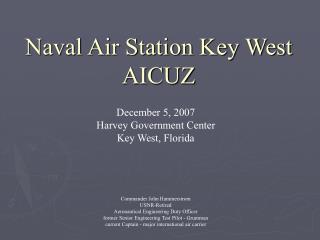 Naval Air Station Key West AICUZ