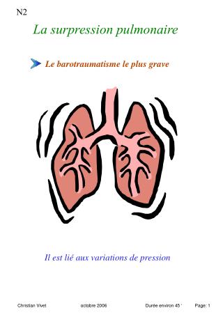 La surpression pulmonaire