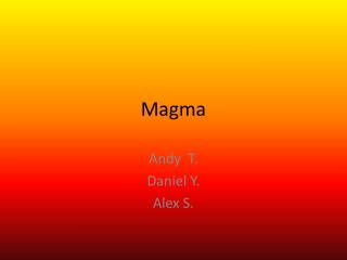 Magma