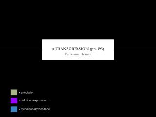 A TRANSGRESSION (pp. 393)