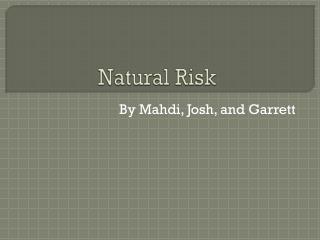 Natural Risk