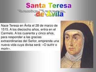 Santa Teresa de Ávila