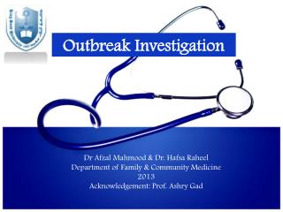 Outbreak Investigation