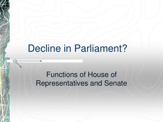 Decline in Parliament?