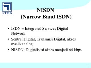 NISDN (Narrow Band ISDN)