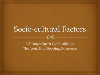 Socio-cultural Factors