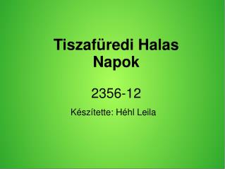 Tiszafüredi Halas Napok 2356-12