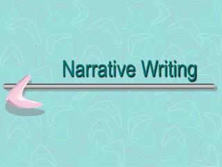 Narrative Writing