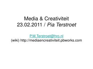 Vandaag 23.02. 2011