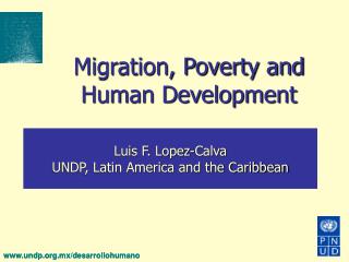 Migration, Poverty and Human Development