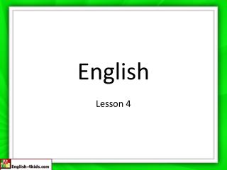 English