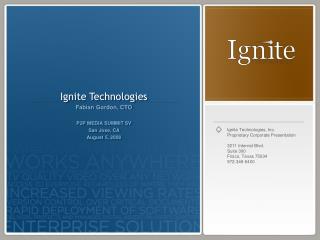 Ignite Technologies