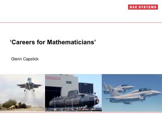 ‘Careers for Mathematicians’