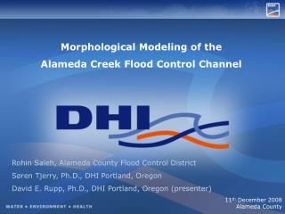 Morphological Modeling of the Alameda Creek Flood Control Channel