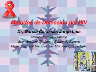 Métodos de Detección del HIV