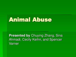 Animal Abuse