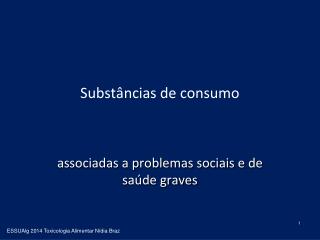 Substâncias de consumo