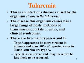 Tularemia