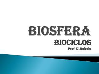 Biosfera