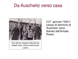 Da Auschwitz verso casa